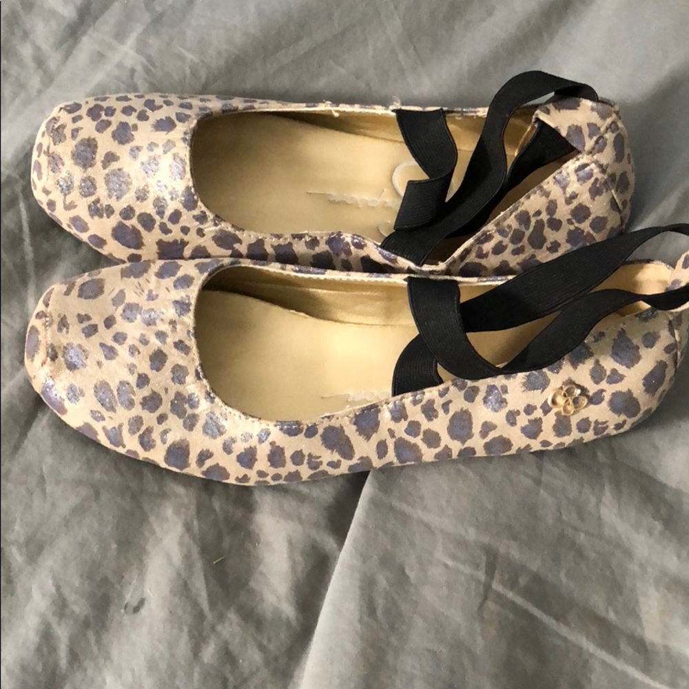 Jessica Simpson cheetah ballet flats